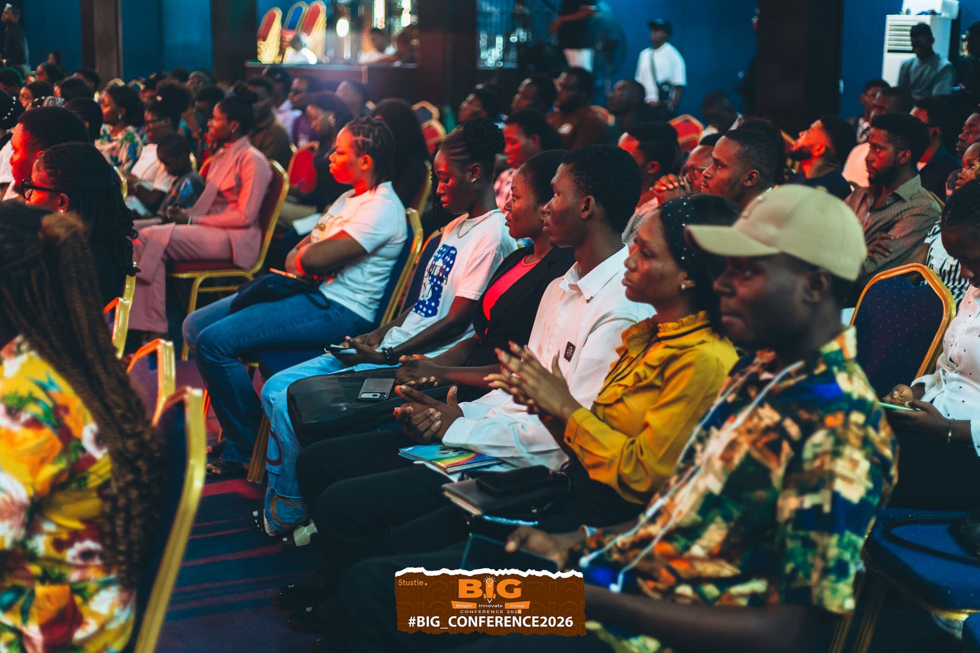 A packed audience at B.I.G. 2026